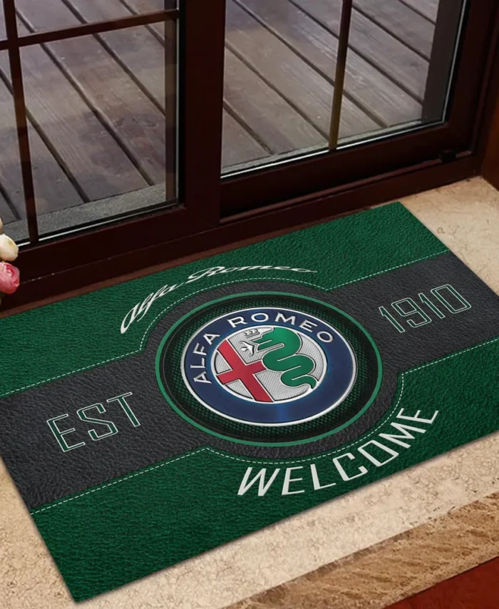 Italian Classic Doormat, All Over Print Doormat For Car Fans CAR169 - Green