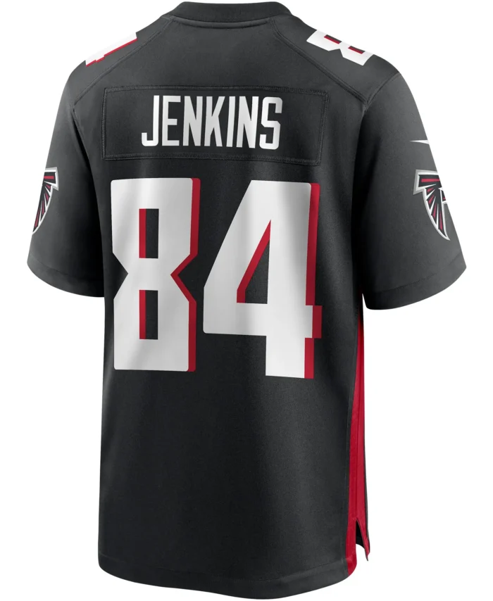 Alfred Jenkins Atlanta Falcons Game Retired Player Jersey - Black