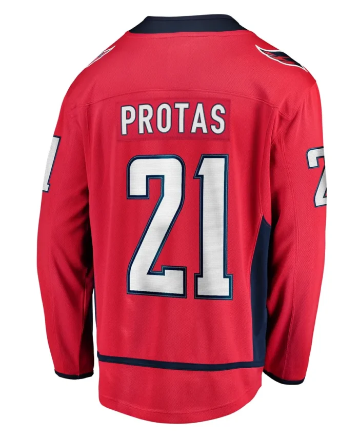 Aliaksei Protas Washington Capitals Fanatics Home Breakaway Jersey - Red