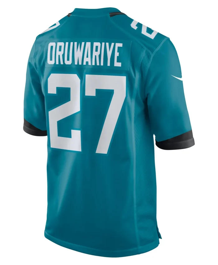 Amani Oruwariye Jacksonville Jaguars  Game Jersey -  Teal