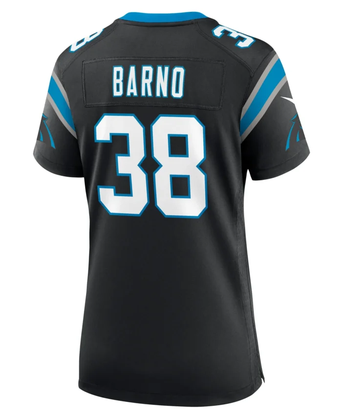 Amar? Barno Carolina Panthers Women's  Game Jersey -  Black
