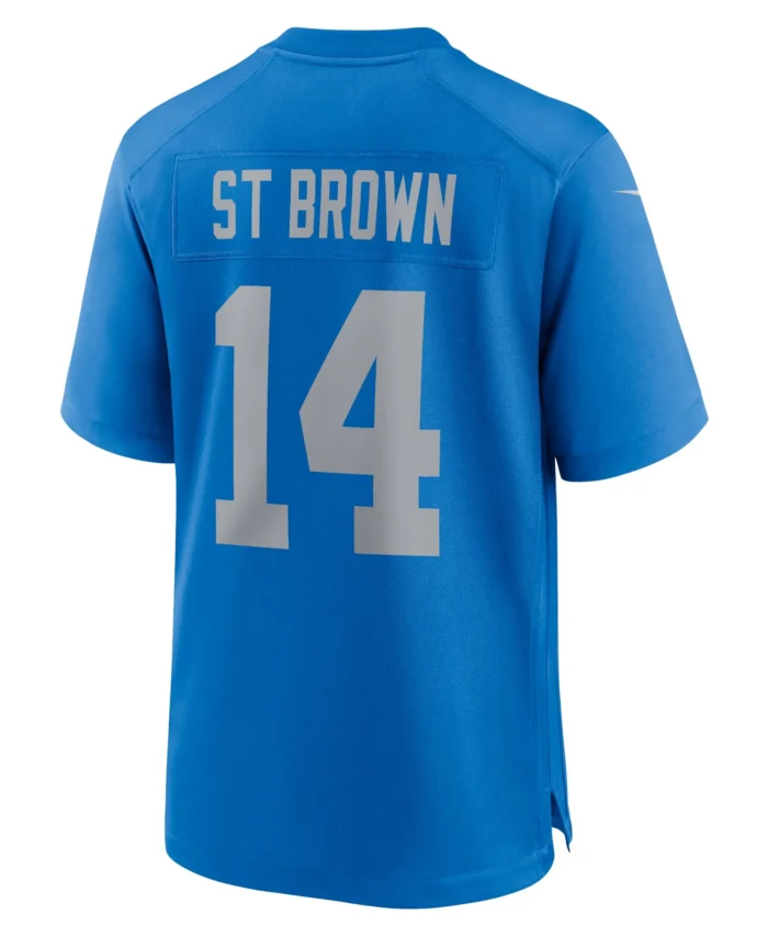 Amon-Ra St. Brown Detroit Lions Alternate Game Jersey -  Blue