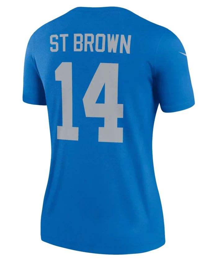 Amon-Ra St. Brown Detroit Lions Women's Alternate Legend Player Performance Top -  Blue
