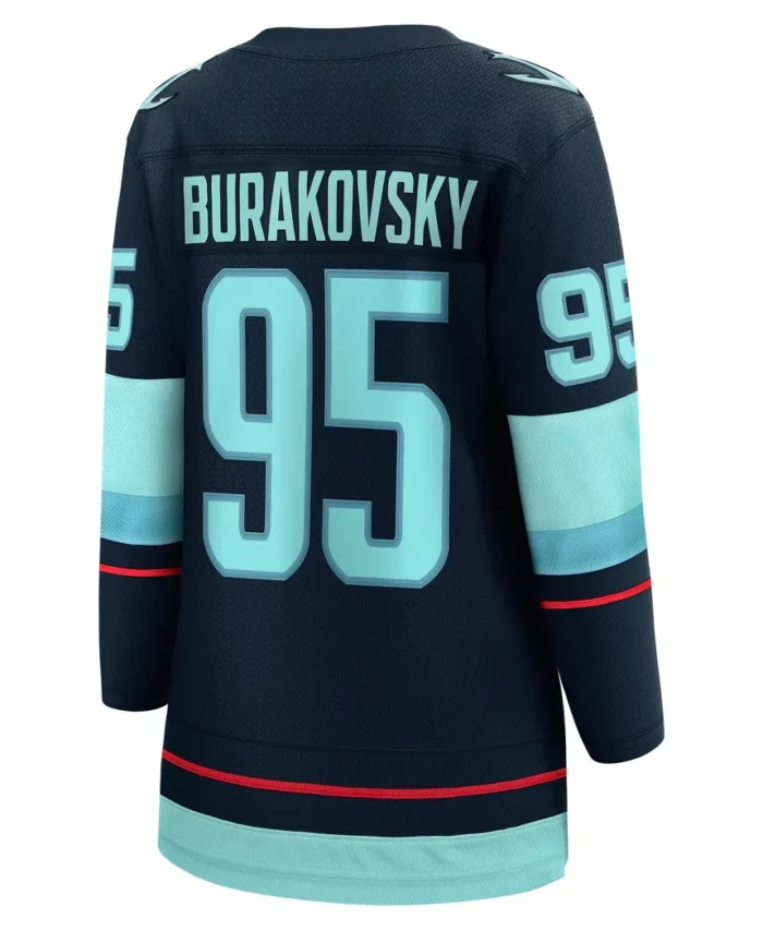 Andre Burakovsky Seattle Kraken Fanatics Women Home Breakaway Player Jersey - Deep Sea Blue