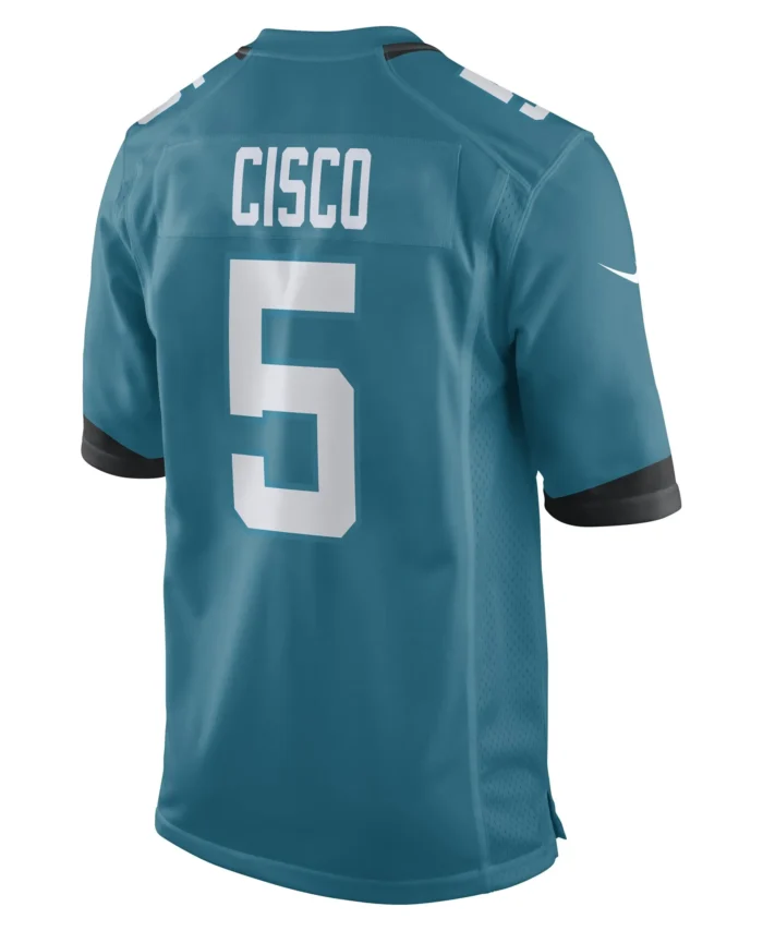 Andre Cisco Jacksonville Jaguars Game Player Jersey - Teal