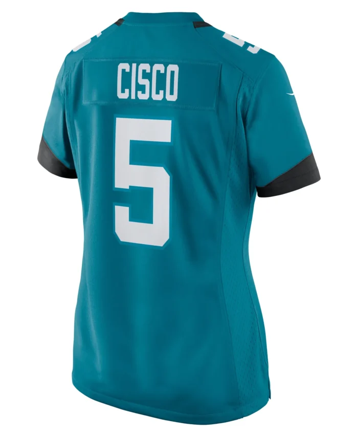 Andre Cisco Jacksonville Jaguars Women's Game Player Jersey - Teal