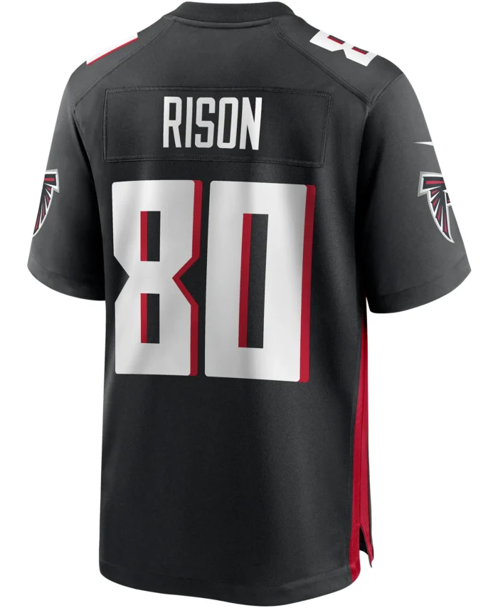 Andre Rison Atlanta Falcons Game Retired Player Jersey - Black