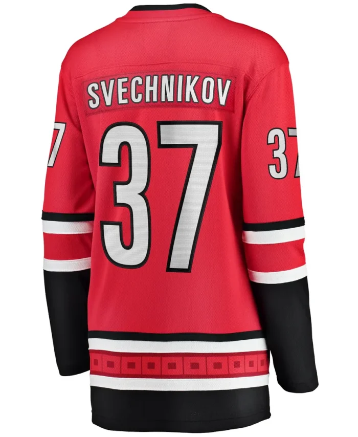 Andrei Svechnikov Carolina Hurricanes Fanatics Women Alternate Breakaway Player Jersey - Red