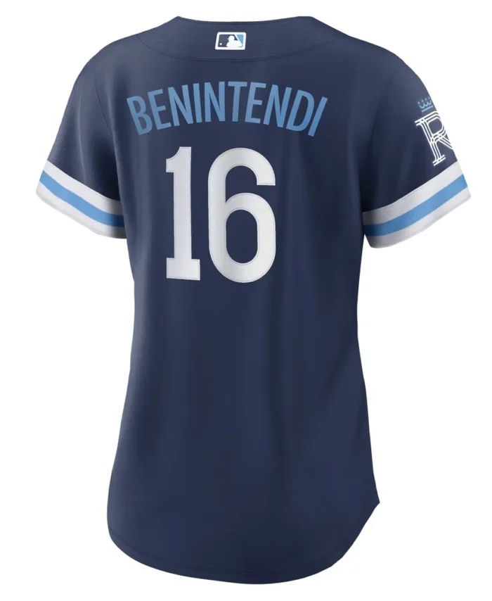 Andrew Benintendi Kansas City Royals Women City Connect Replica Player Jersey - Navy