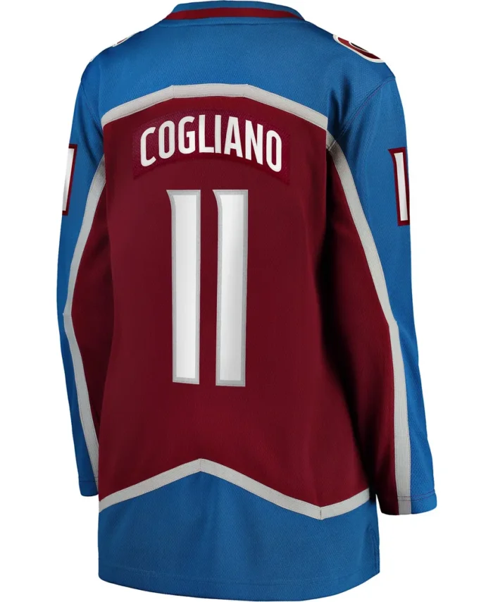 Andrew Cogliano Colorado Avalanche Fanatics Women Home Breakaway Player Jersey - Burgundy