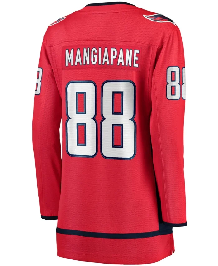Andrew Mangiapane Washington Capitals Fanatics Women Home Premier Breakaway Player Jersey - Red
