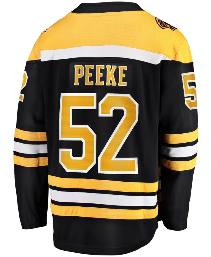 Andrew Peeke Boston Bruins Fanatics Home Premier Breakaway Player Jersey - Black