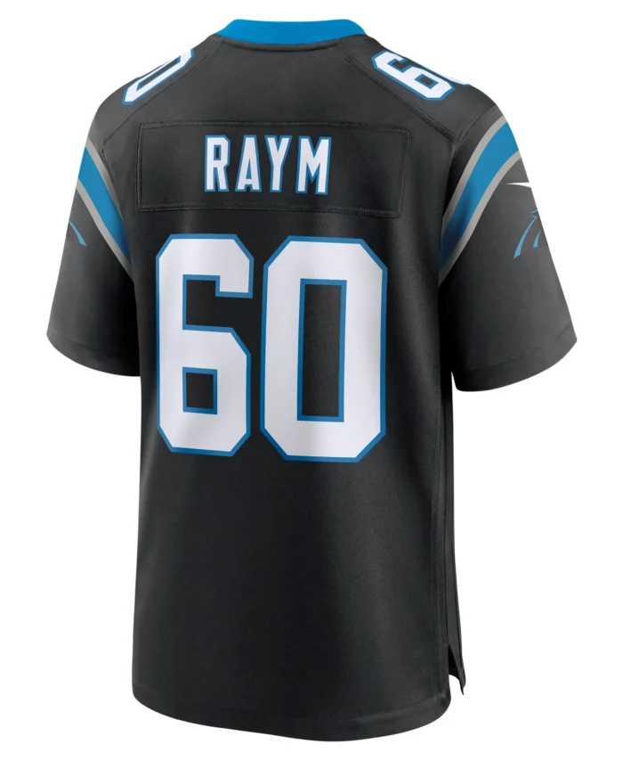 Andrew Raym Carolina Panthers  Game Jersey -  Black