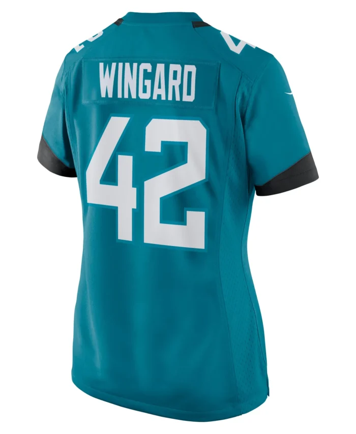 Andrew Wingard Jacksonville Jaguars Women's Game Jersey - Teal