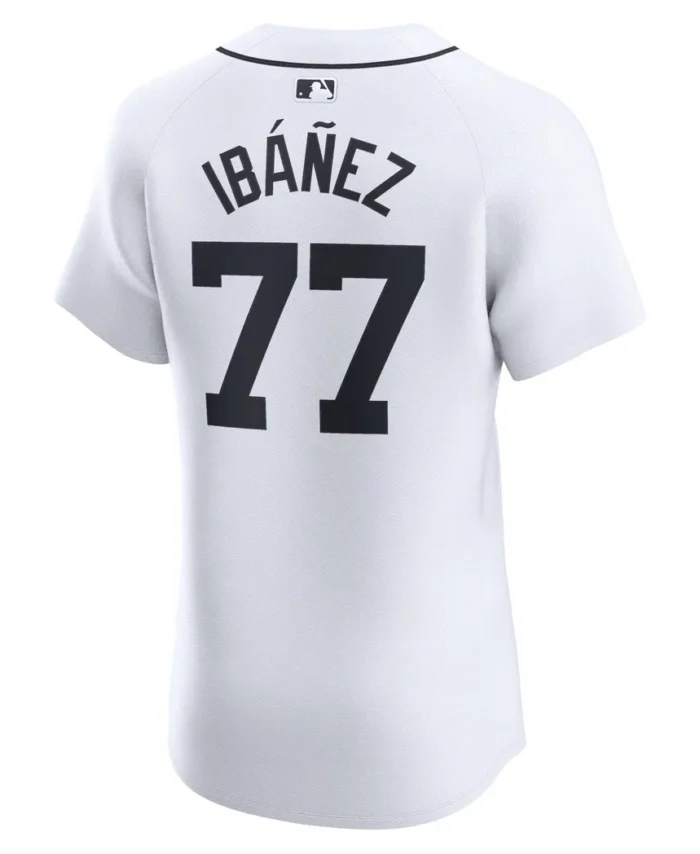 Andy Ibanez Detroit Tigers Home Elite Player Jersey - White