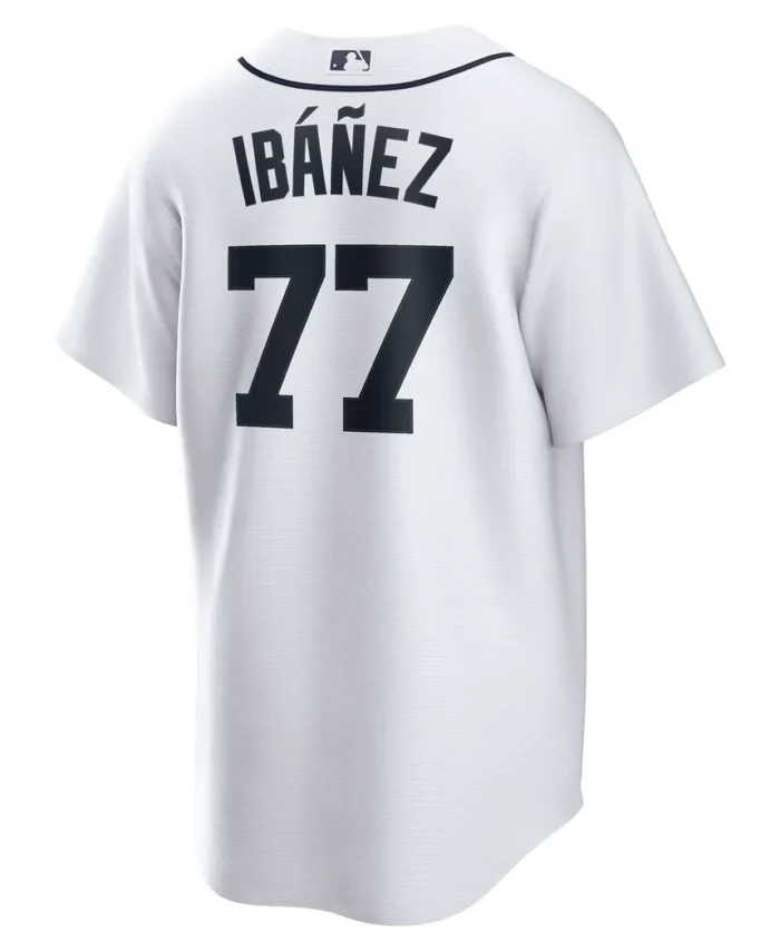 Andy Ibanez Detroit Tigers Home  Replica Player Jersey - White