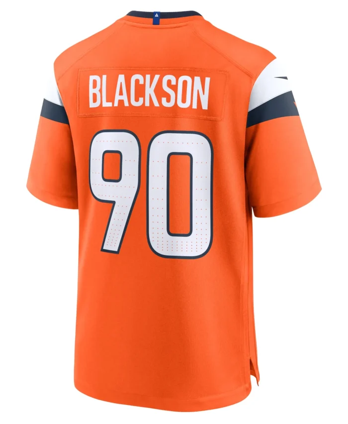 Angelo Blackson Denver Broncos Game Jersey -  Orange