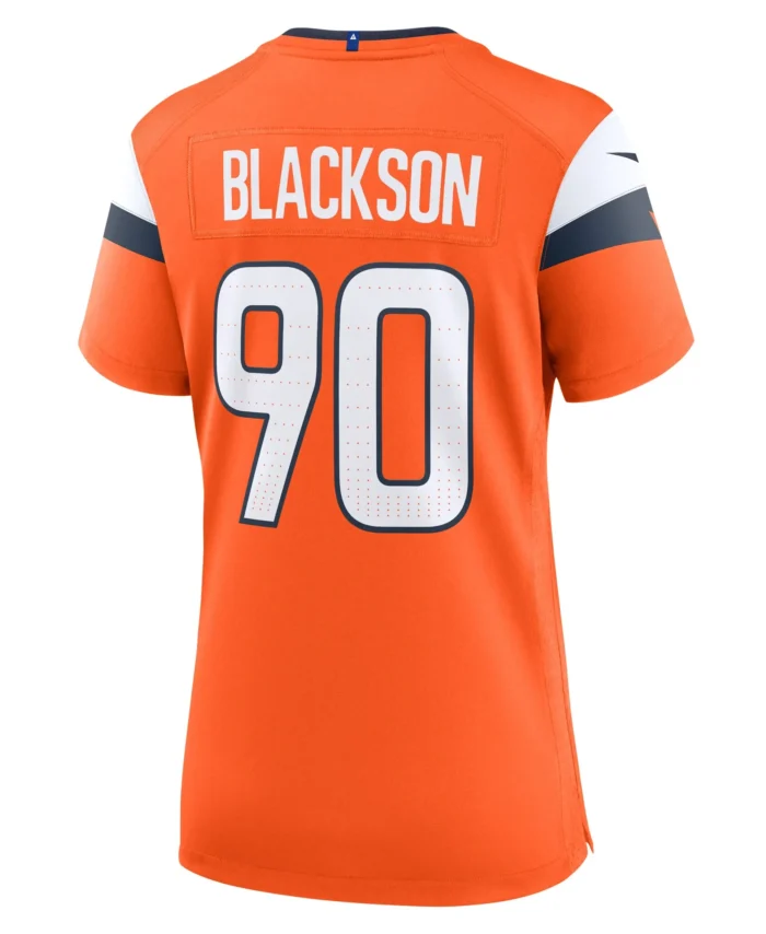 Angelo Blackson Denver Broncos Women's Game Jersey -  Orange
