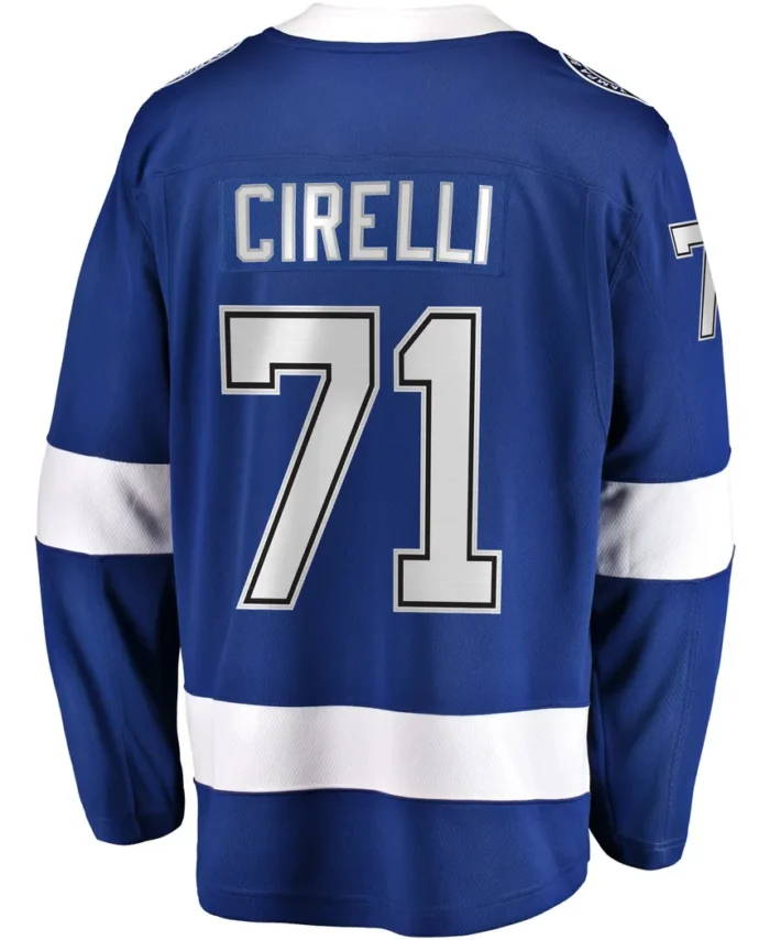 Anthony Cirelli Tampa Bay Lightning Fanatics Home Breakaway Player Jersey - Blue