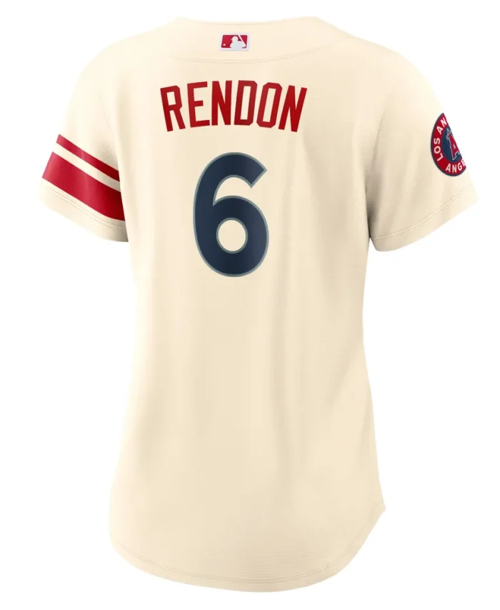 Anthony Rendon Los Angeles Angels Women City Connect Replica Player Jersey - Cream