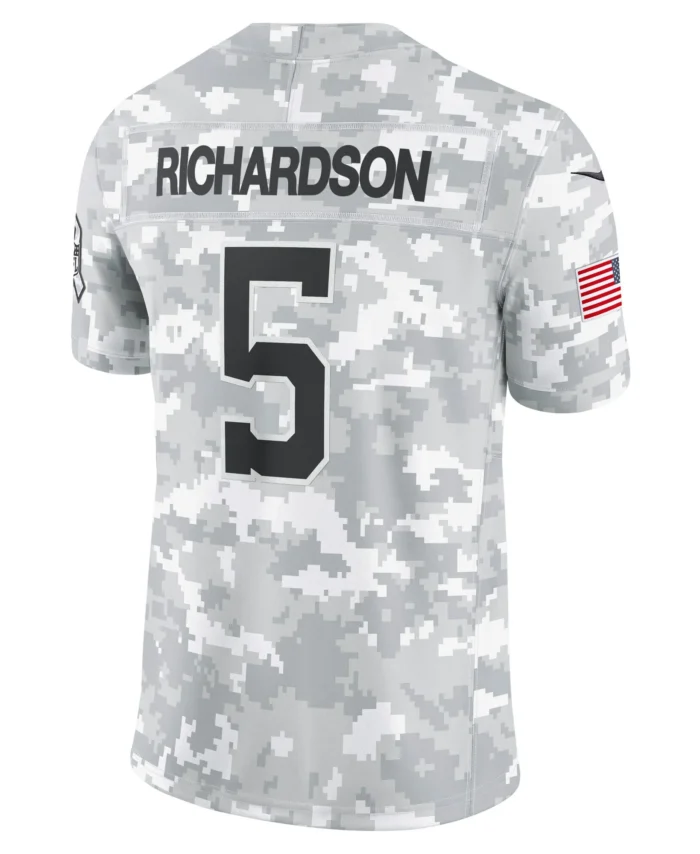 Anthony Richardson Indianapolis Colts 2024 Salute to Service Limited Jersey - Arctic Camo