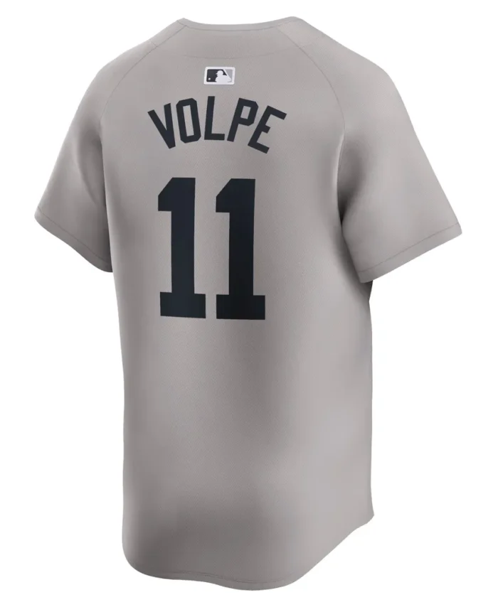 Anthony Volpe New York Yankees Away Limited Player Jersey- Gray