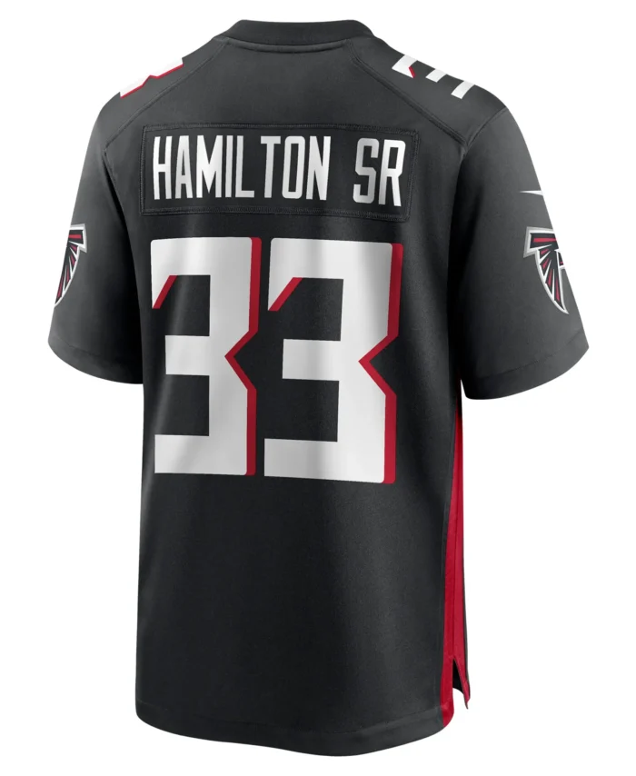 Antonio Hamilton Sr. Atlanta Falcons Team Game Jersey -  Black