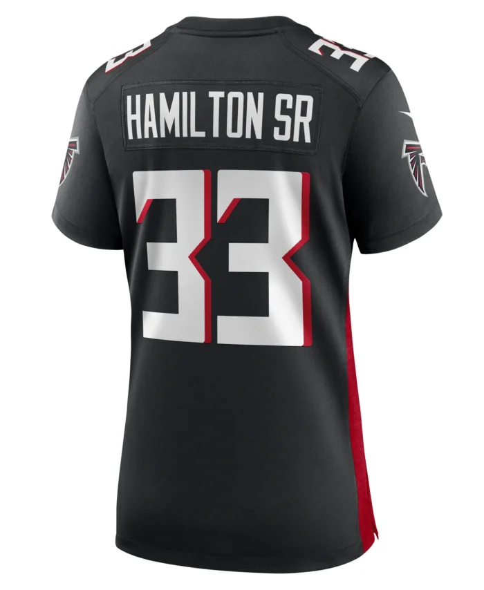 Antonio Hamilton Sr. Atlanta Falcons Women's  Game Jersey -  Black