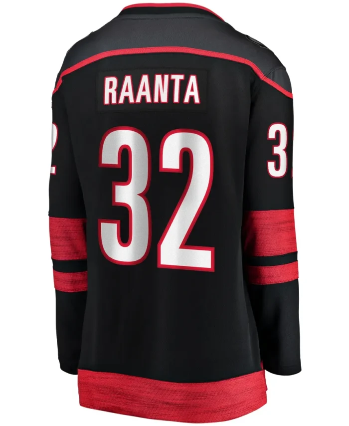 Antti Raanta Carolina Hurricanes Fanatics Women Home Breakaway Player Jersey - Black