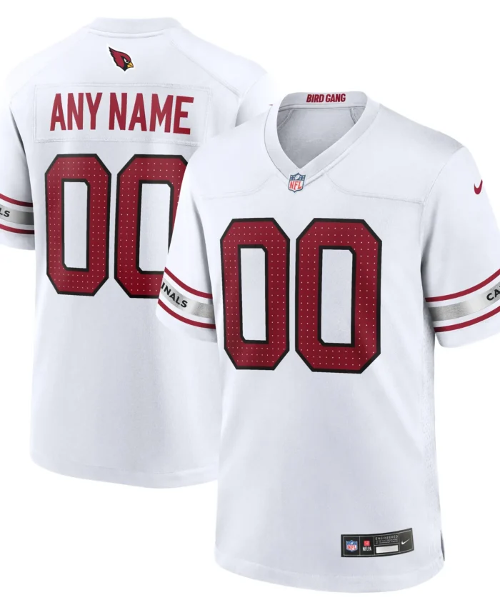 Arizona Cardinals Custom Game Jersey - White