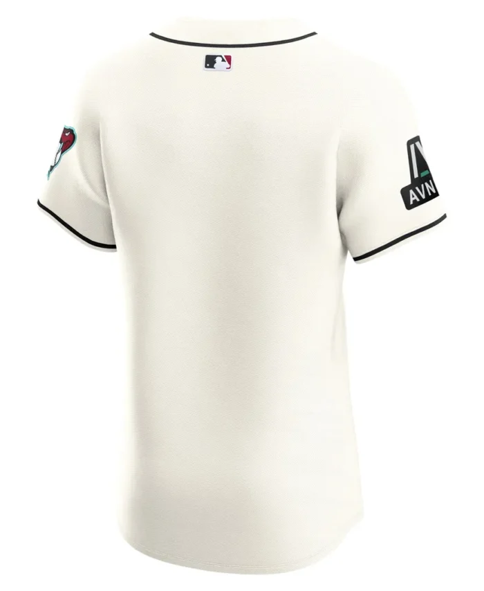 Arizona Diamondbacks Home Elite Patch Jersey - White