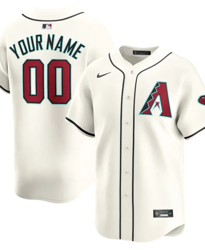 Arizona Diamondbacks Home Limited Custom Jersey - White