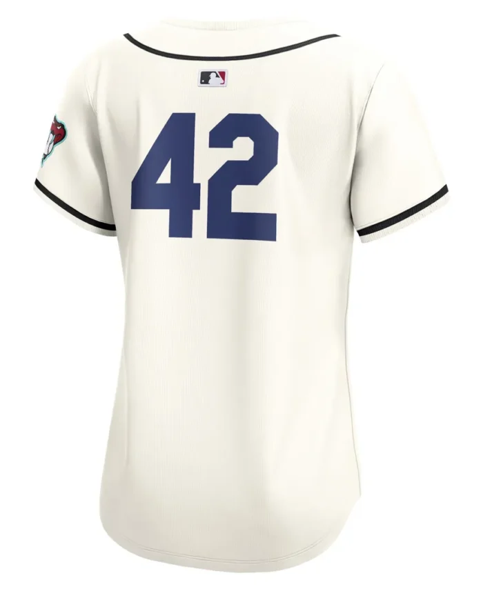 Arizona Diamondbacks Women 2024 Jackie Robinson Day Home Limited Jersey- White
