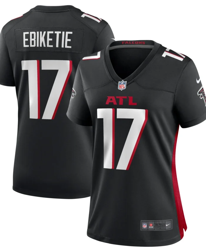Arnold Ebiketie Atlanta Falcons Women's Team Game Jersey -  Black