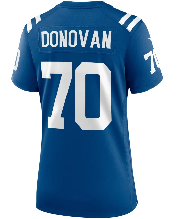 Art Donovan Indianapolis Colts Women's Game Retired Player Jersey - Royal
