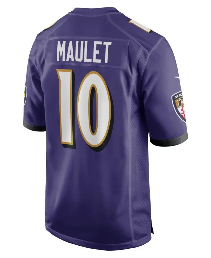 Arthur Maulet Baltimore Ravens  Game Jersey -  Purple