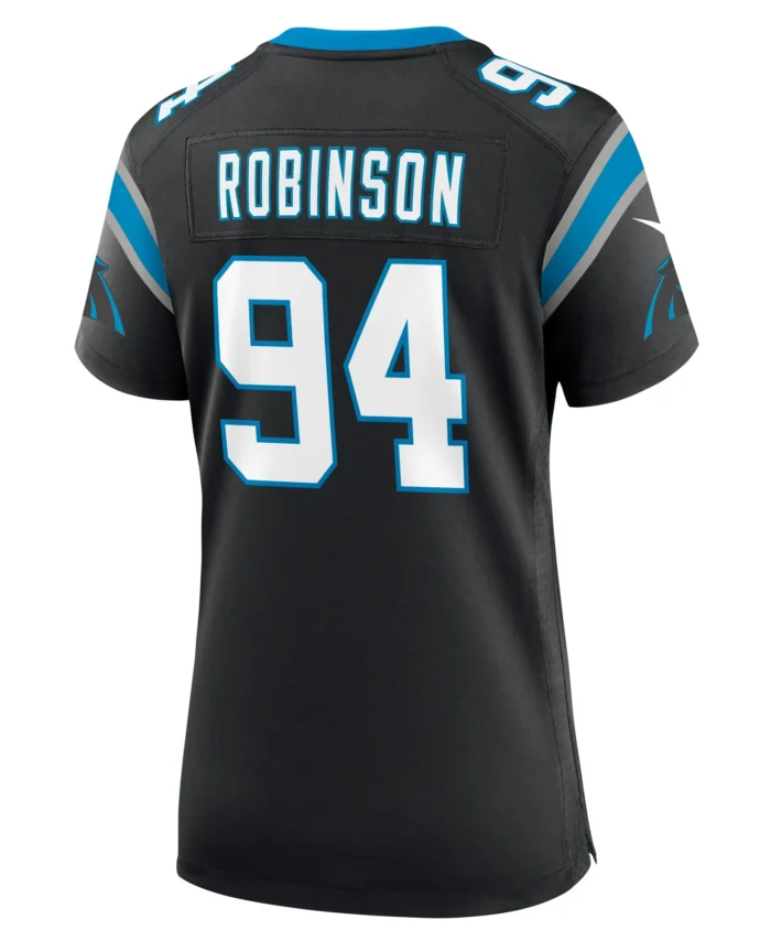 A'Shawn Robinson Carolina Panthers Women's  Game Jersey -  Black