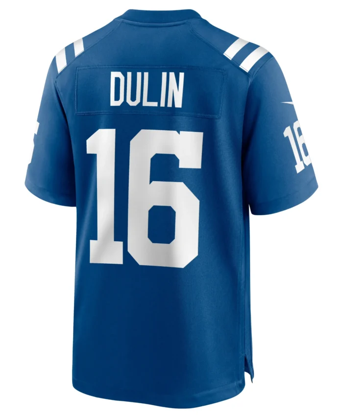 Ashton Dulin Indianapolis Colts Game Jersey - Royal