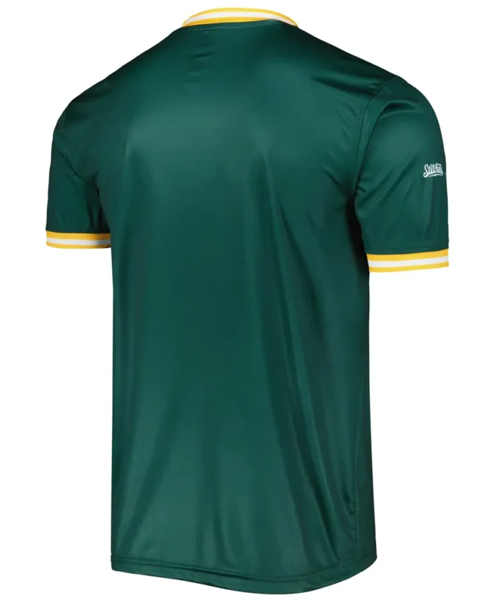 Athletics Stitches Cooperstown Collection Team Jersey - Kelly Green