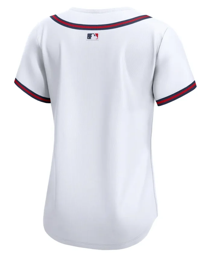 Atlanta Braves Women Home Limited Jersey - White