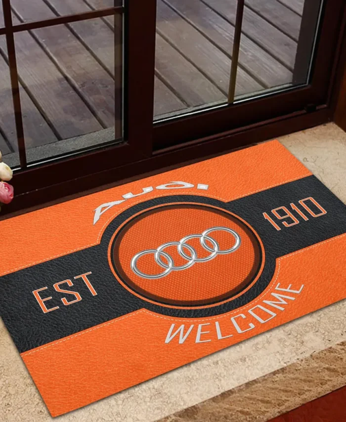 Prestige Car Doormat, All Over Print Doormat For Car Owners CAR169 - Orange