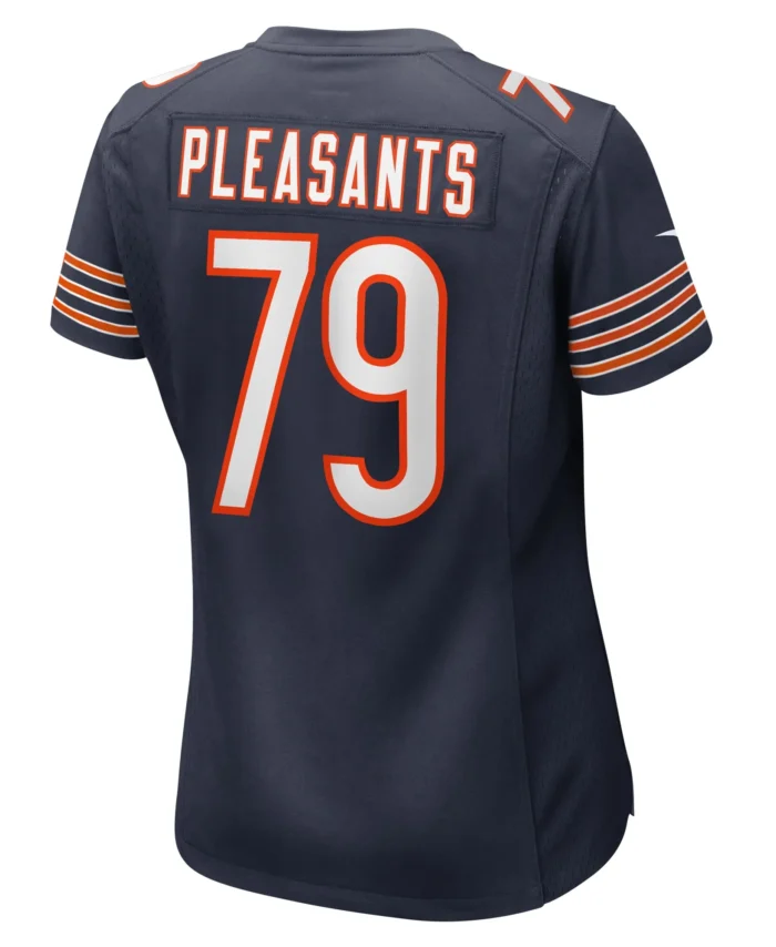 Austen Pleasants Chicago Bears Women's  Game Jersey -  Navy