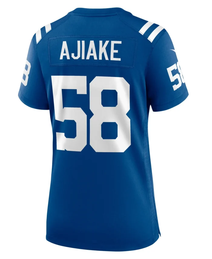 Austin Ajiake Indianapolis Colts Women's Game Jersey -  Royal