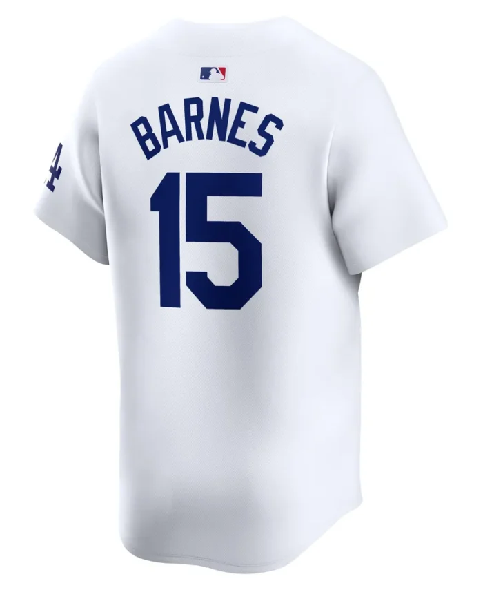 Austin Barnes Los Angeles Dodgers Home Limited Player Jersey - White