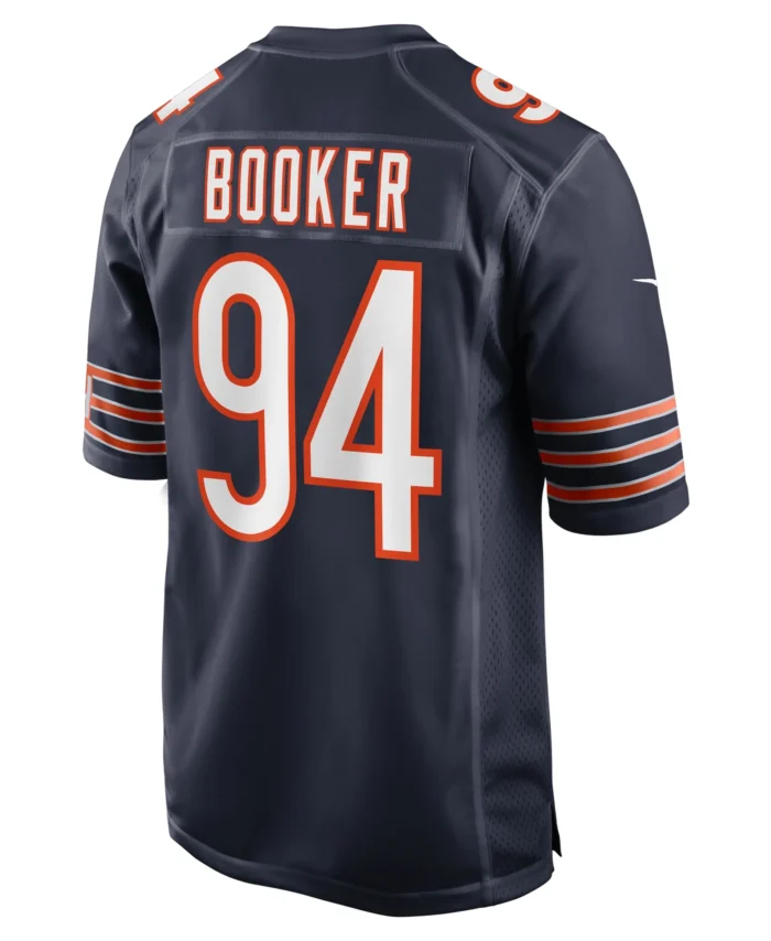 Austin Booker Chicago Bears  Game Jersey -  Navy