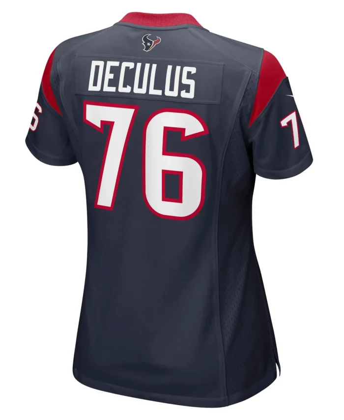 Austin Deculus Houston Texans Women's Game Player Jersey - Navy
