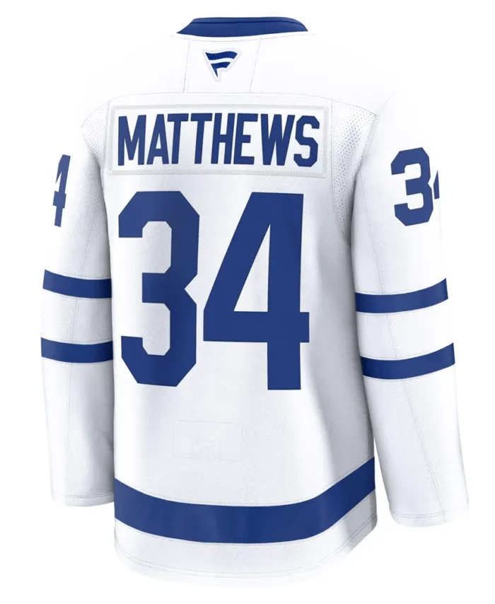 Auston Matthews Toronto Maple Leafs Fanatics Away Premium Jersey - White