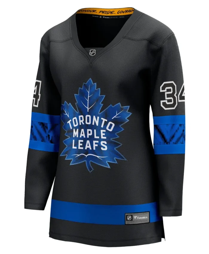 Auston Matthews Toronto Maple Leafs Fanatics Women Alternate Premier Breakaway Reversible Player Jersey - Black