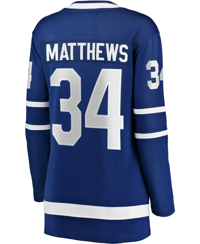 Auston Matthews Toronto Maple Leafs Fanatics Women Home Breakaway Jersey - Blue