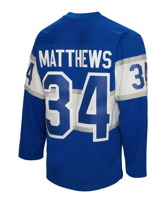 Auston Matthews Toronto Maple Leafs Mitchell Ness  2017 Winter Classic Blue Line Player Jersey - Blue